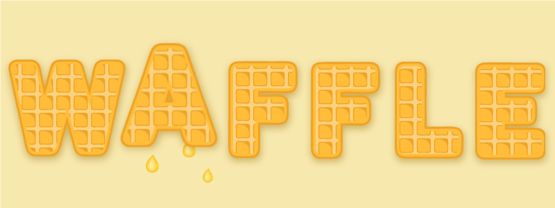waffle letters